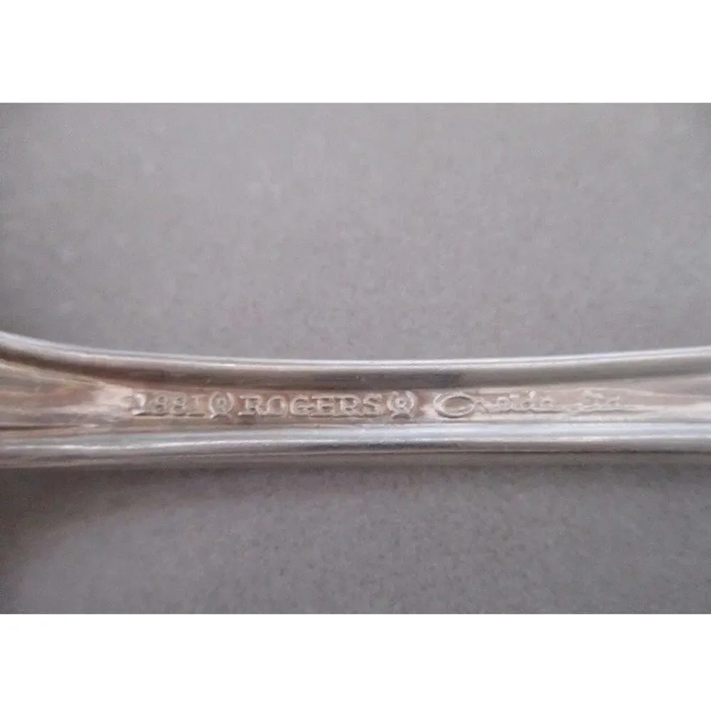 Vtg Rogers Oneida 1811 King James Silverplate Teaspoon Set of‎ 4 Flatware